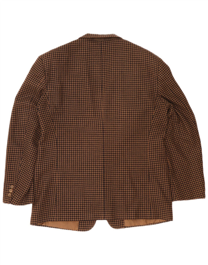 Corneliani Herre 2-knaps blazerjakke IT 56 3XL Brown Houndstooth
