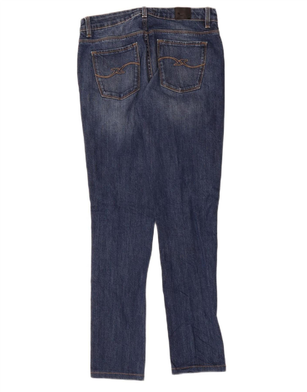 Trussardi Dame Slim Jeans IT 40 Small W26 L29 Blå Bomuld
