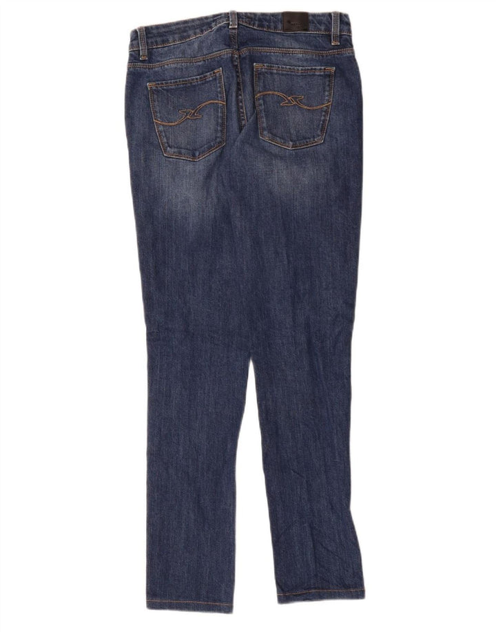 Trussardi Dame Slim Jeans IT 40 Small W26 L29 Blå Bomuld