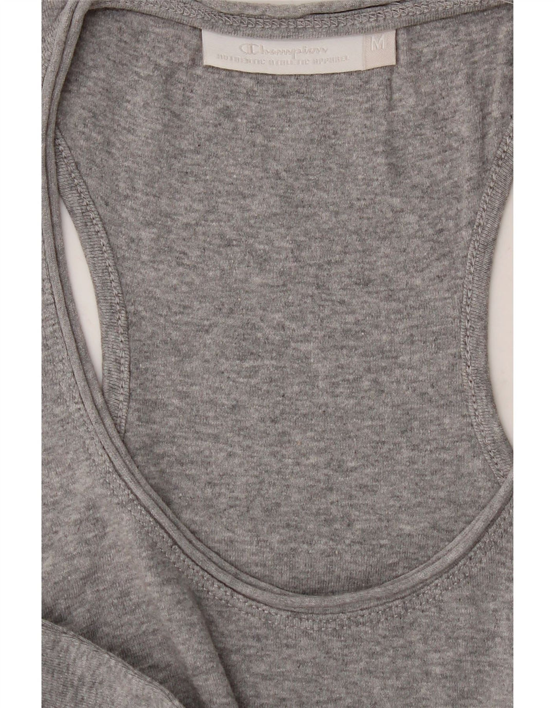 CHAMPION Womens Vest Top UK 12 Medium Grey Vintage Champion and Second-Hand Champion from Messina Hembry 