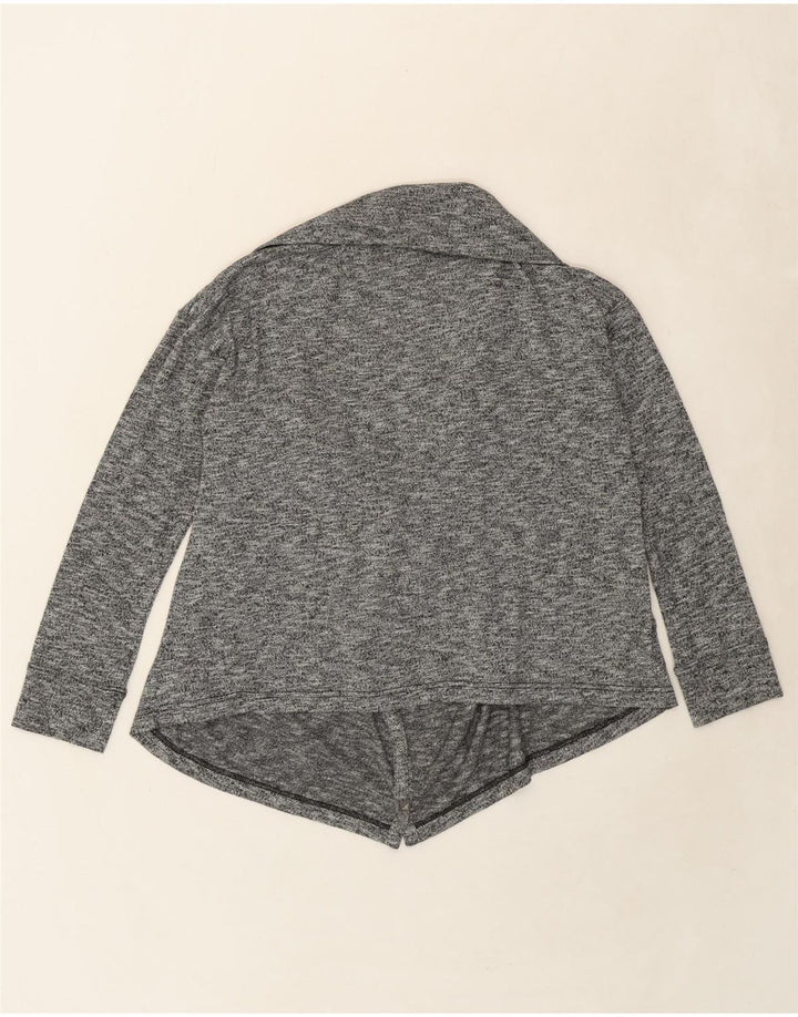 EDDIE BAUER Womens Oversized Cardigan Sweater UK 14 Medium Grey Flecked Vintage Eddie Bauer and Second-Hand Eddie Bauer from Messina Hembry 