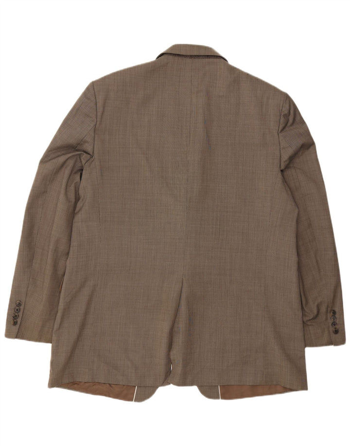Marks & Spencer Herre 3-knaps blazerjakke UK 42 XL Brun