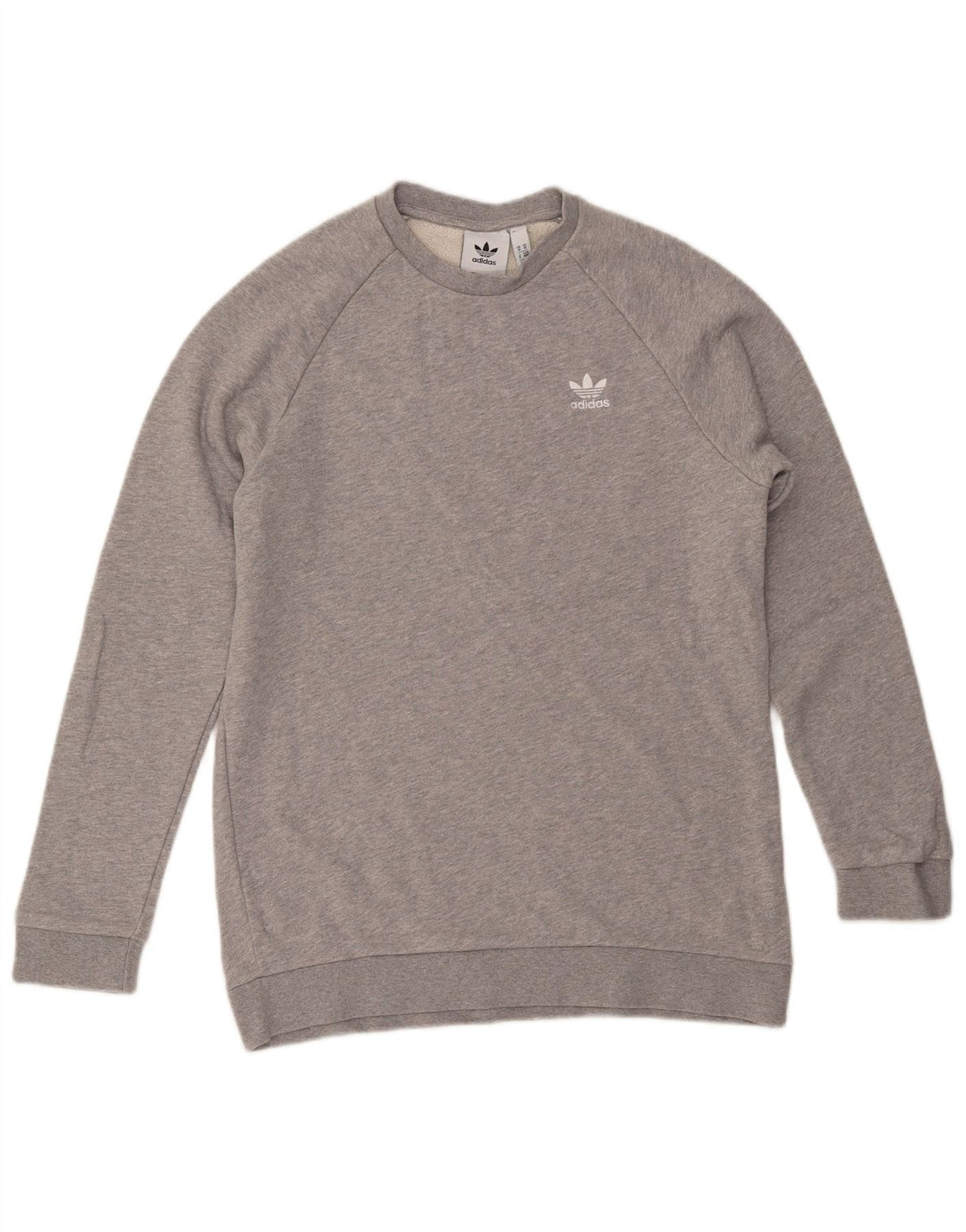 ADIDAS Sweatshirt-trøje til mænd Medium Grey Flecked Bomuld