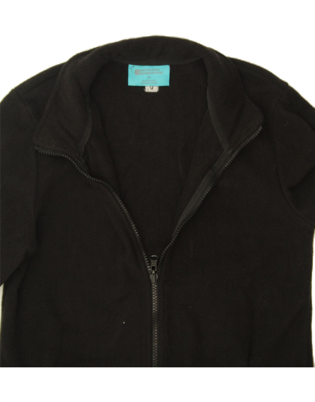 MOUNTAIN WAREHOUSE Boys Fleece Jacket 12-13 Years Black Polyester Vintage Mountain Warehouse and Second-Hand Mountain Warehouse from Messina Hembry 