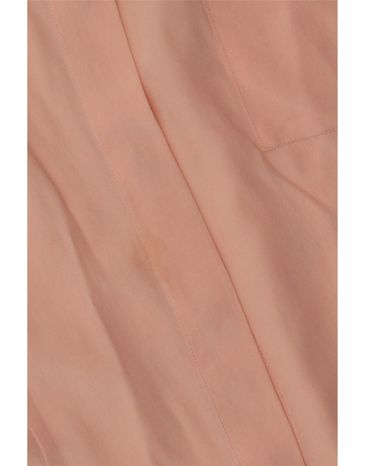 Vintage dameskjorte bluse IT 46 Large Pink Silk