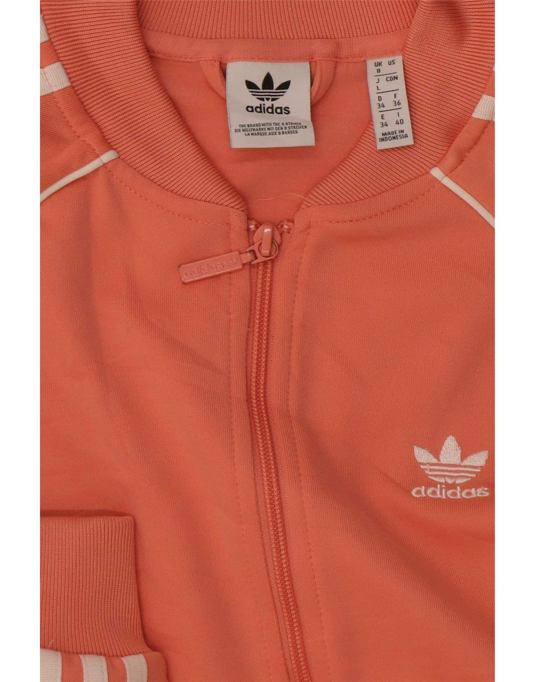Adidas træningsdragt topjakke til kvinder UK 8 Small Pink