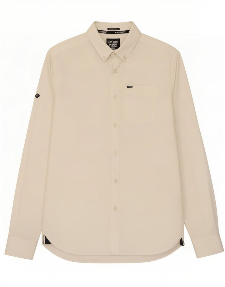 Superdry herreskjorte medium hvid bomuld