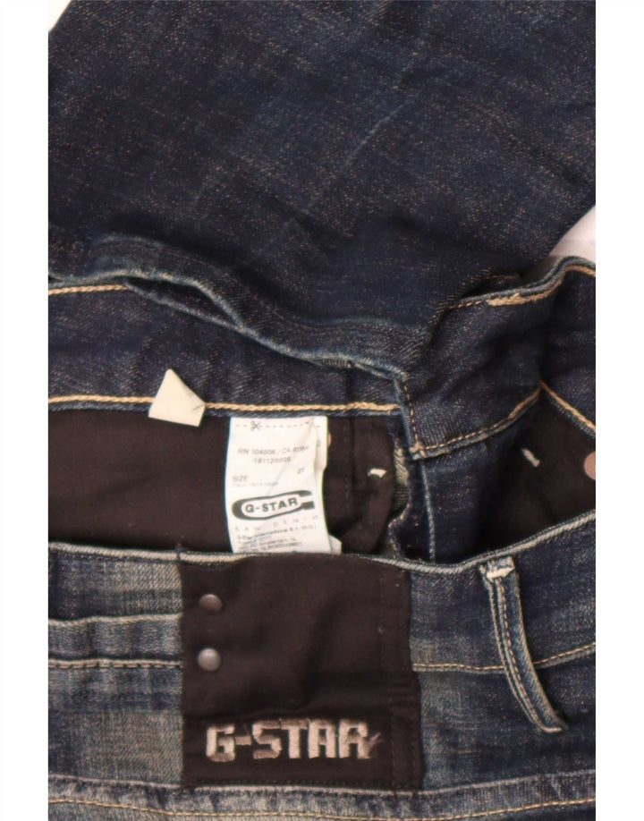 G-Star Dame Super Low Capri Jeans W27 L18 Blå Bomuld