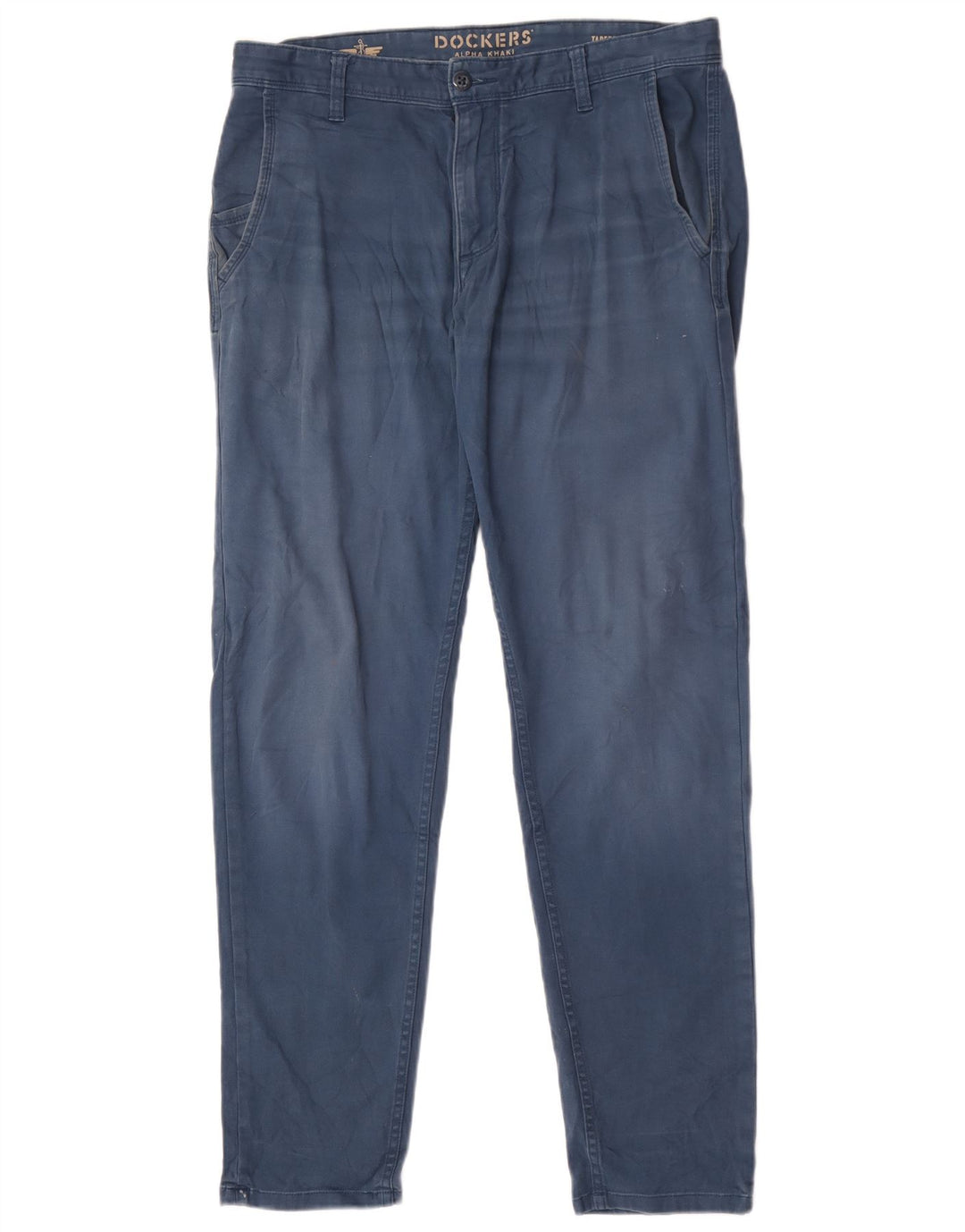 Dockers Herre Alpha Tapered Chino Bukser W32 L32 Blå