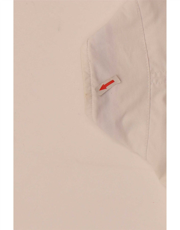 Tommy Hilfiger Herre Bomber Jacket UK 38 Medium White Nylon