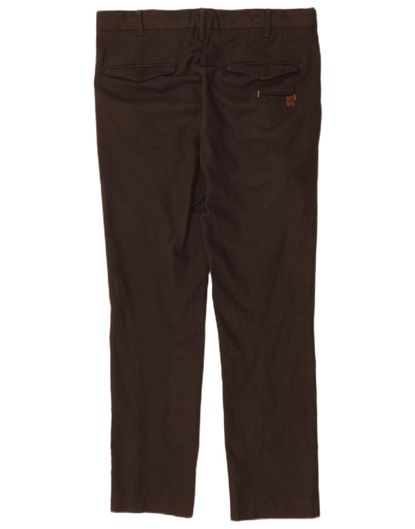 Zara Herre Slim Chino Bukser EU 38 Small W30 L29 Sort Bomuld