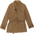 FAY Womens Trench Coat UK 14 Medium Beige Cotton Vintage Fay and Second-Hand Fay from Messina Hembry 