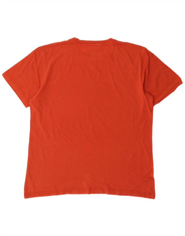 Timberland Herre Regular Fit Grafisk T-Shirt Top XL Orange