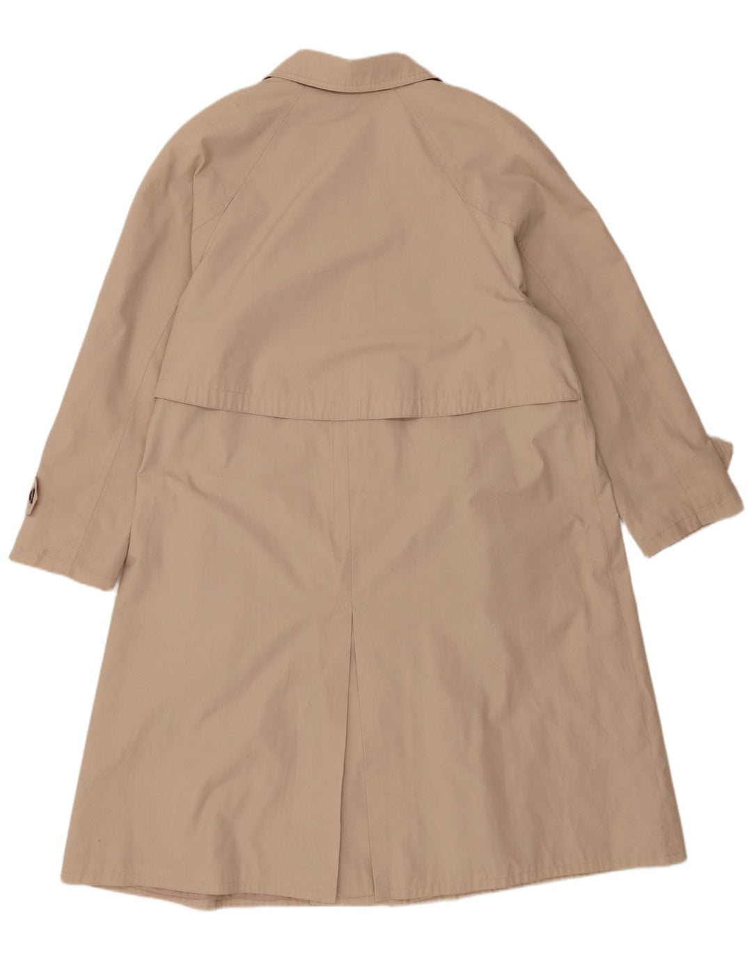 Vintage kvinders trenchcoat UK 16 stor beige polyester