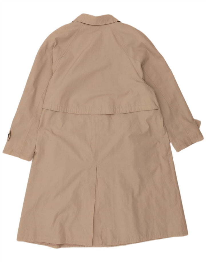 Vintage kvinders trenchcoat UK 16 stor beige polyester