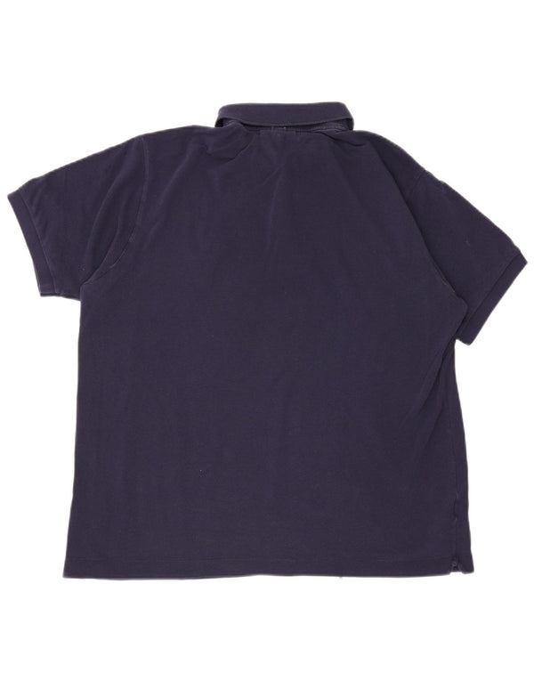 Lacoste herre klassisk pasform poloshirt størrelse 6 XL marineblå bomuld