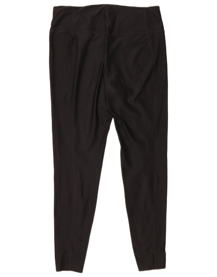 Nike Dame Dri Fit Leggings UK 16 Large Black Polyester