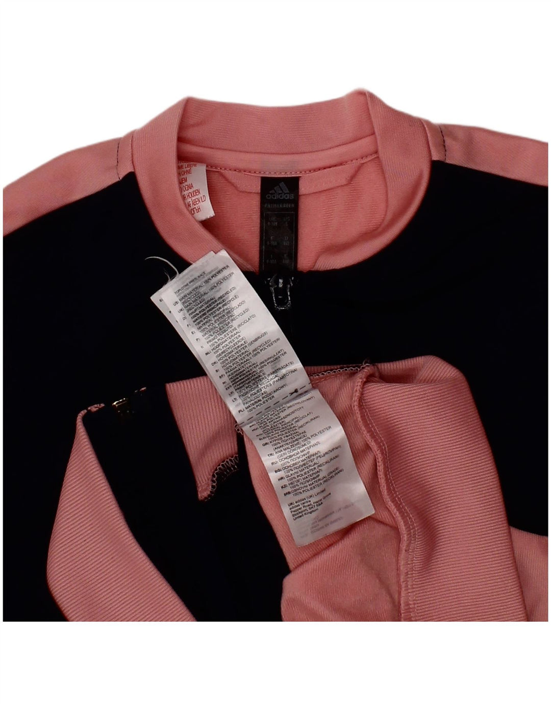 Adidas træningsjakke til piger 9-10 år Pink Colourblock Polyester