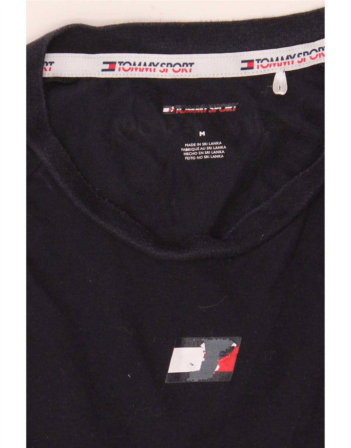 Tommy Hilfiger Herre T-Shirt Top Medium Marineblå Bomuld