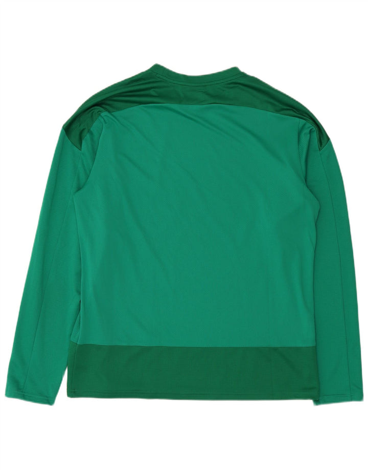 Puma Herre Top Langærmet XL Grøn Colourblock Polyester