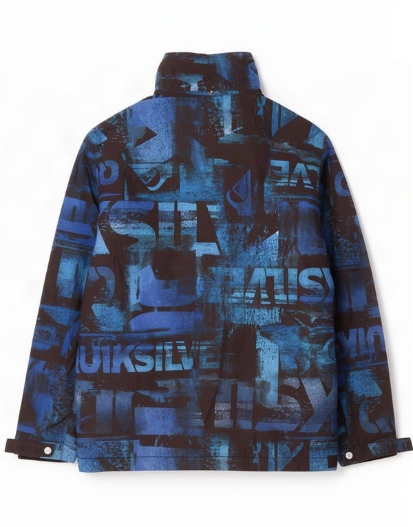 Quiksilver drenge grafisk skijakke 13-14 år blå polyester