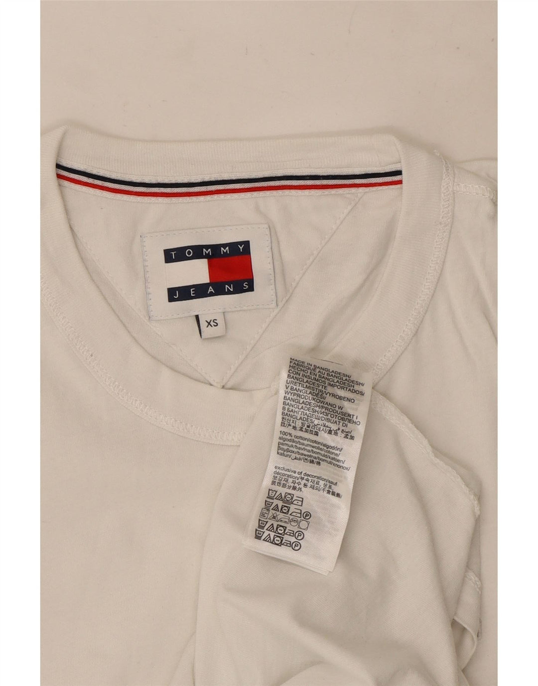 Tommy Hilfiger Herrevest Top XS Hvid Bomuld