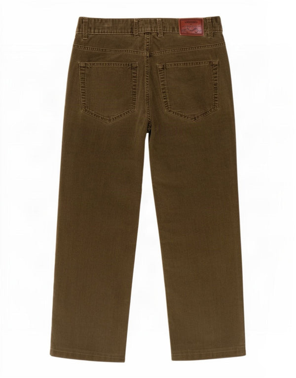 Gant Herre Tyler Regular Fit Corduroy Bukser W32 L25 Khaki Bomuld