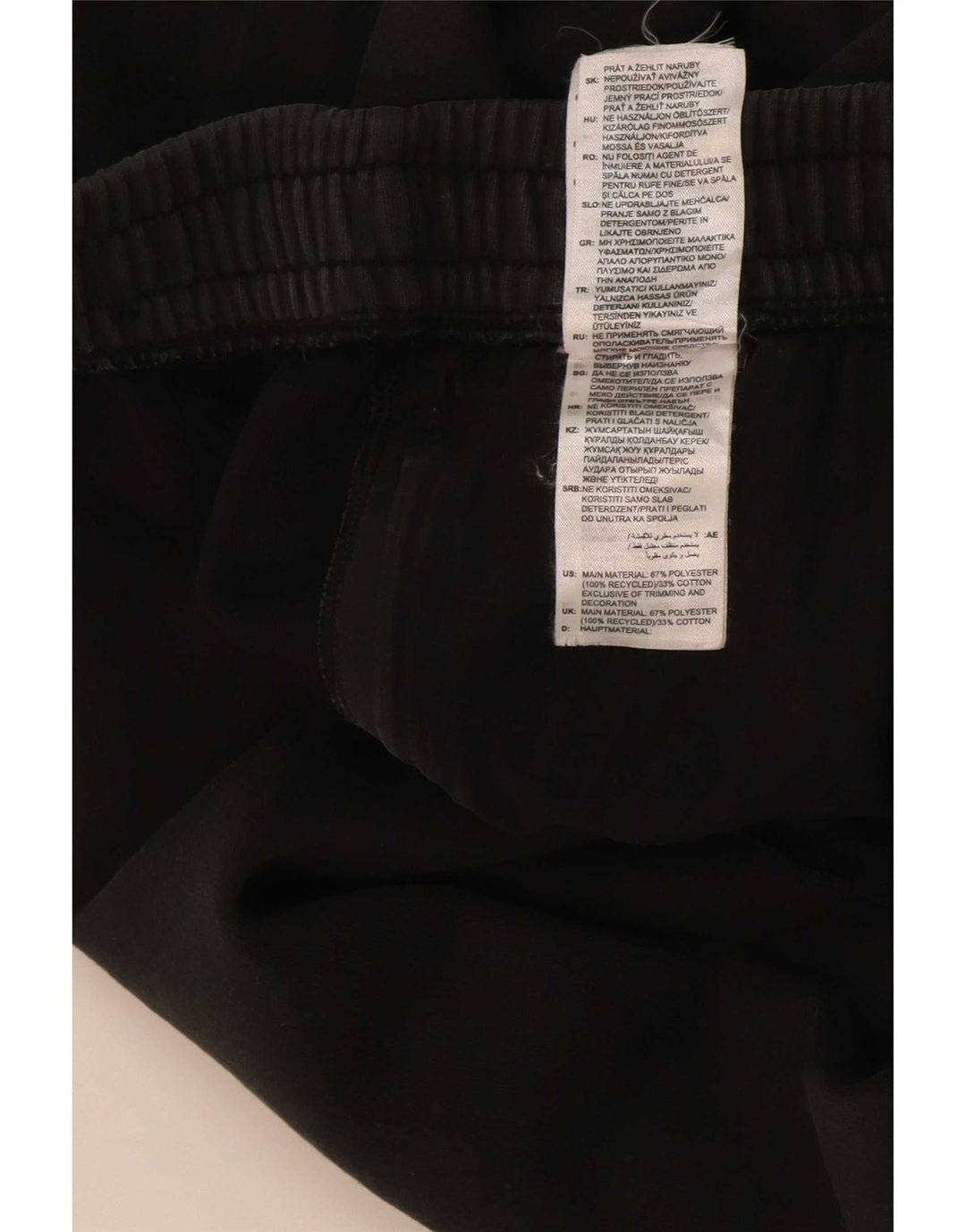 Adidas Herre Crop Træningsdragt Bukser XL Sort Polyester