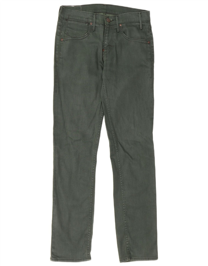 Levi's Dame 511 Slim Jeans W29 L32 Grøn Bomuld