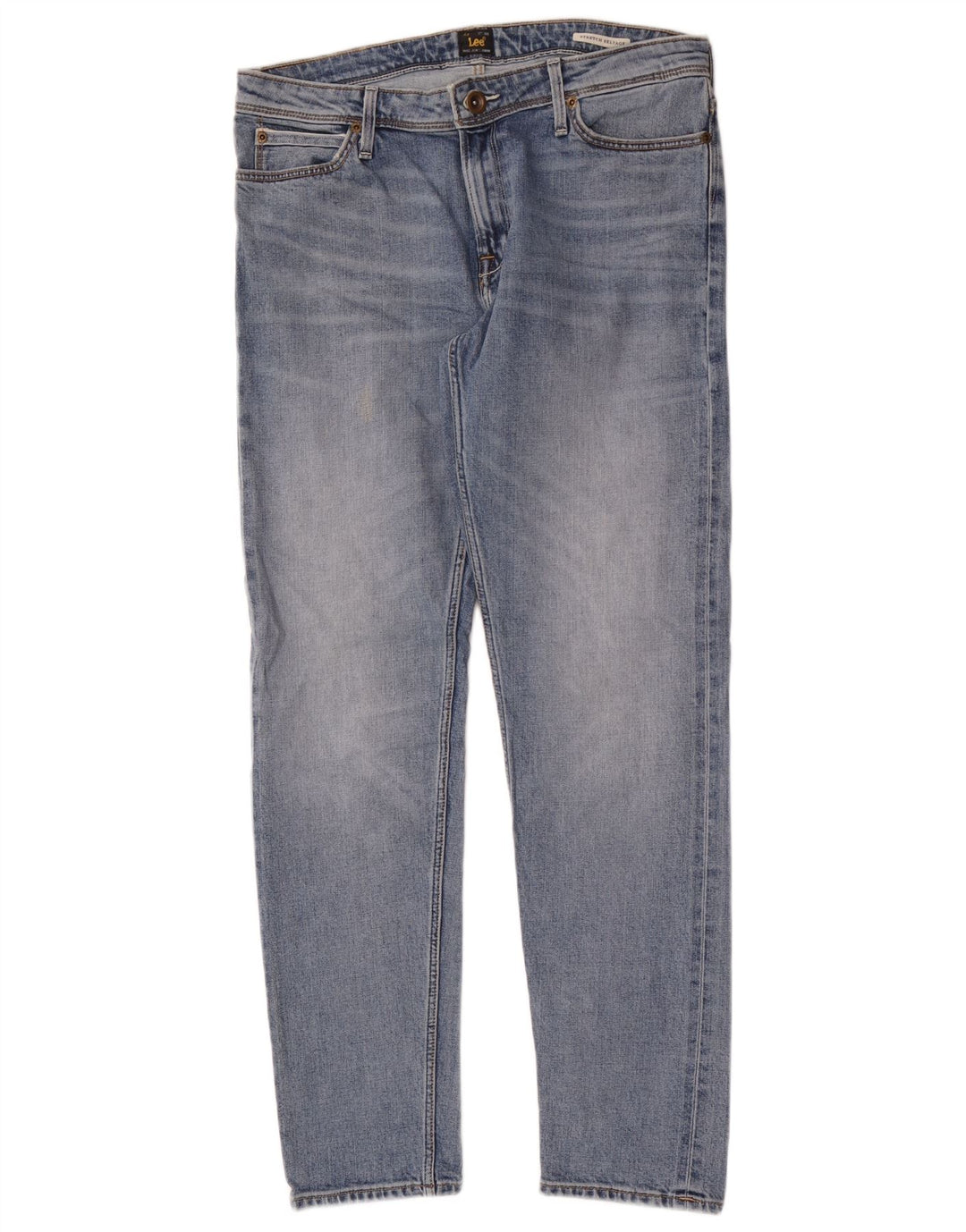 Lee Mens Selvage Stretch Slim Jeans W29 L31 Blå Bomuld