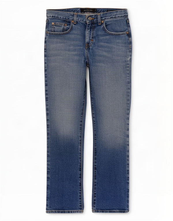 Calvin Klein Womens Bootcut Jeans US 8 Medium W30 L29 Blue