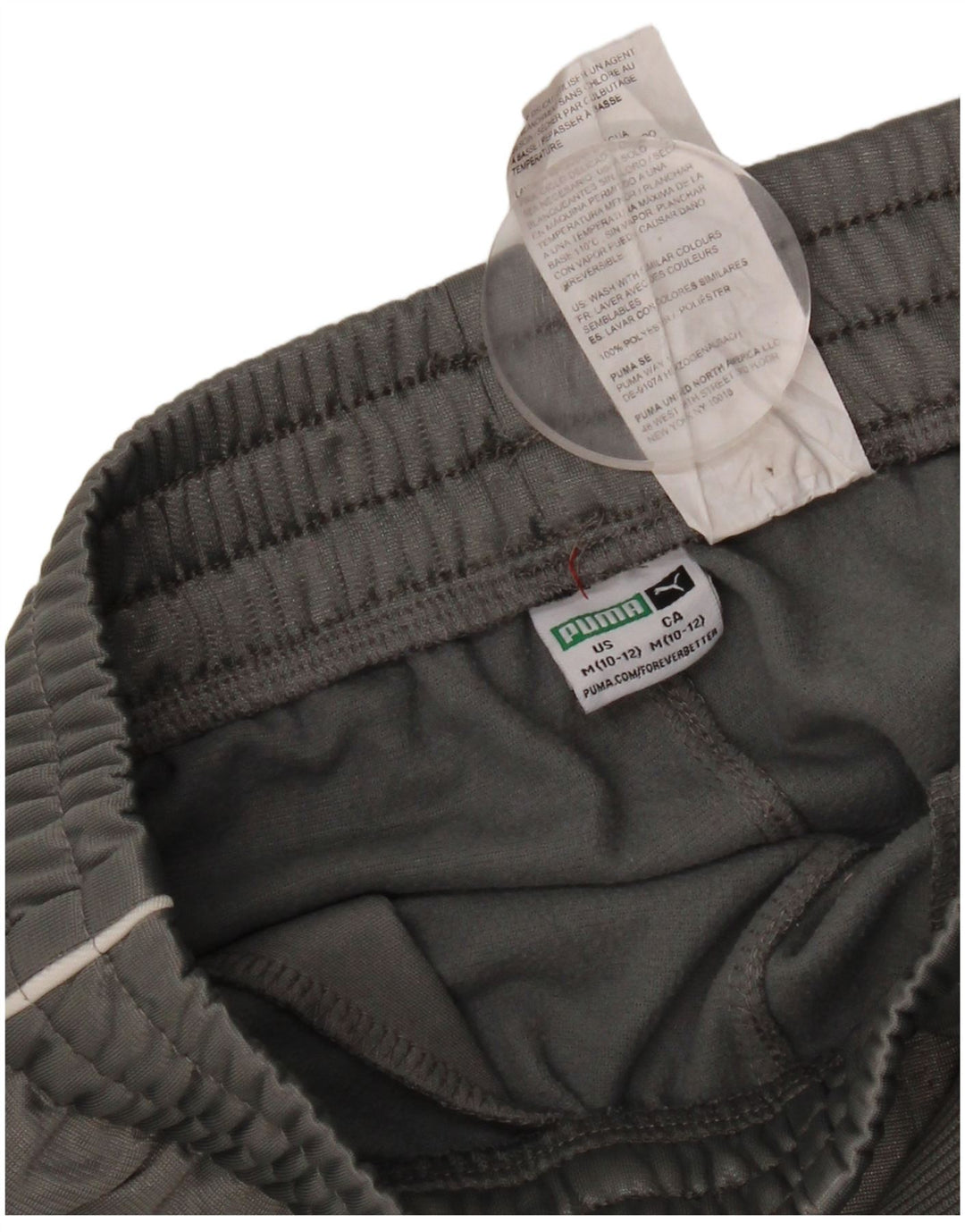 Puma Boys Grafisk træningsdragt Bukser Joggers 10-11 år Grå polyester