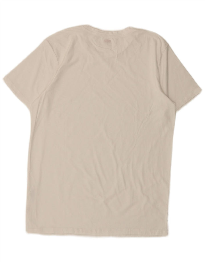 Levi's Herre T-Shirt Top Stor Hvid Bomuld