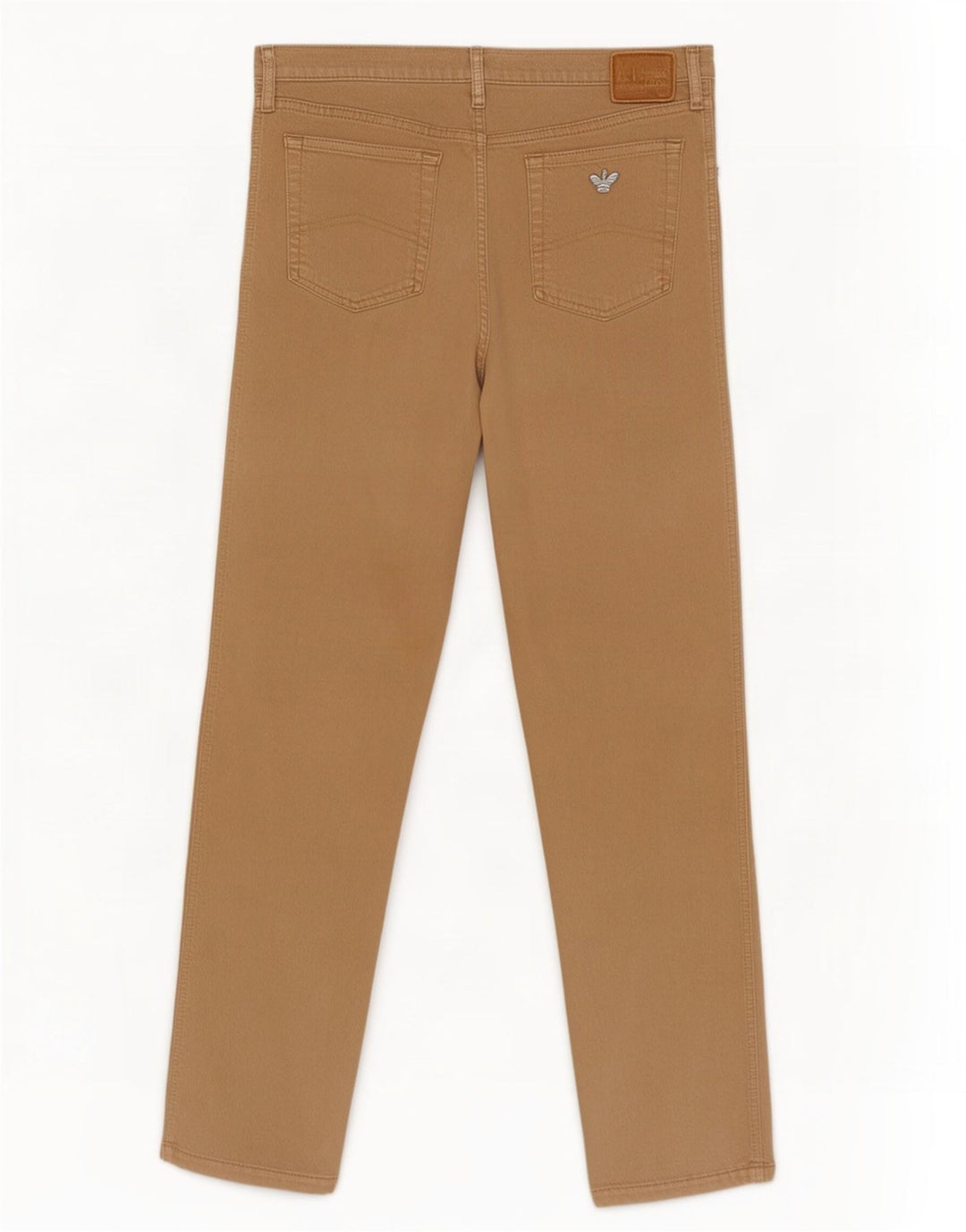 Armani Dame Straight Jeans W31 L26 Beige Bomuld