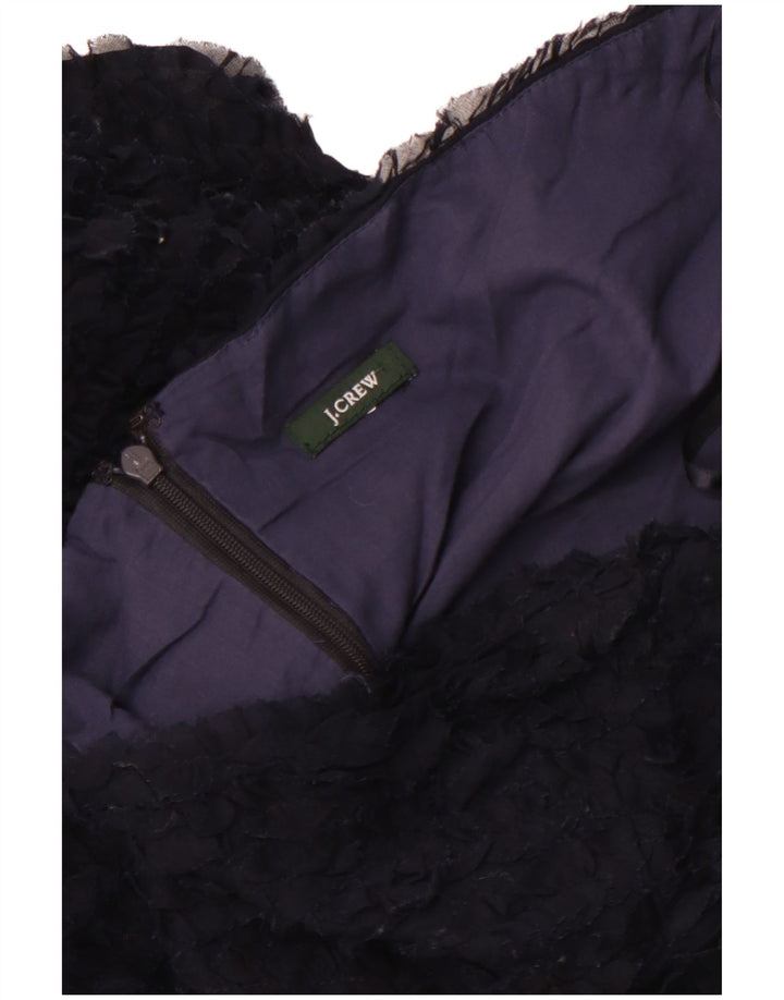 J. CREW Stropløs kjole til kvinder UK 12 Medium Navy Blue