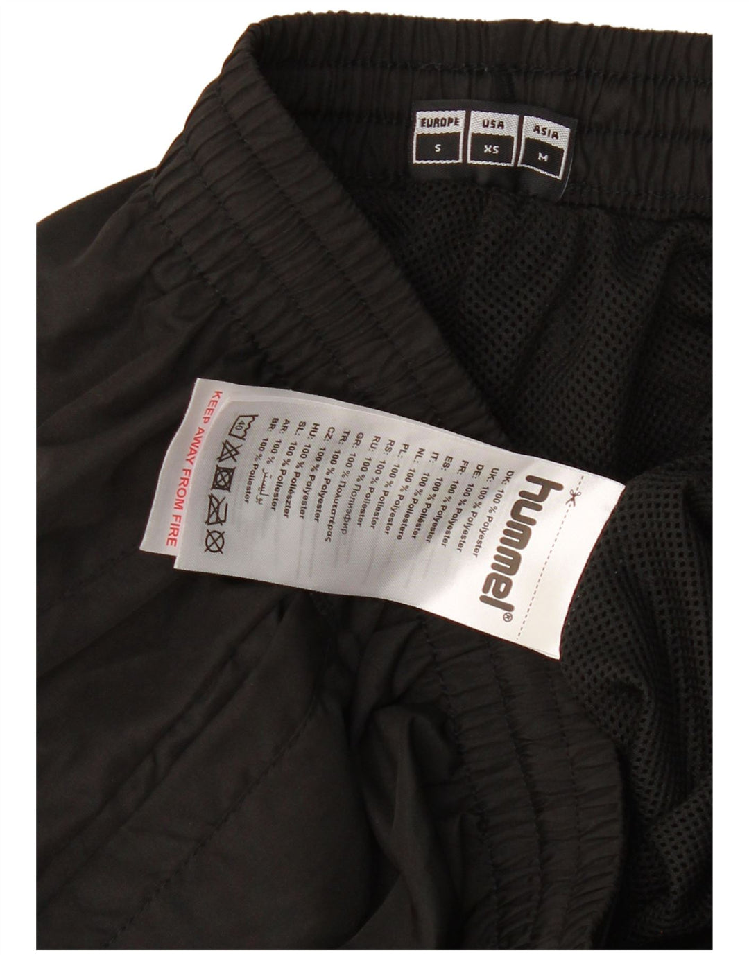 HUMMEL Herre grafiske træningsdragt bukser Lille sort polyester