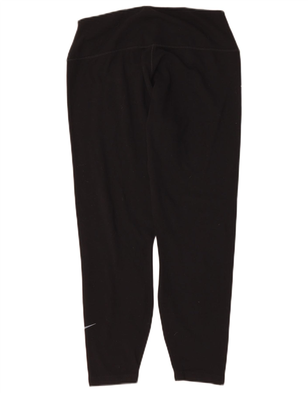 Nike Dame Dri Fit Leggings UK 16 Large Black Polyester