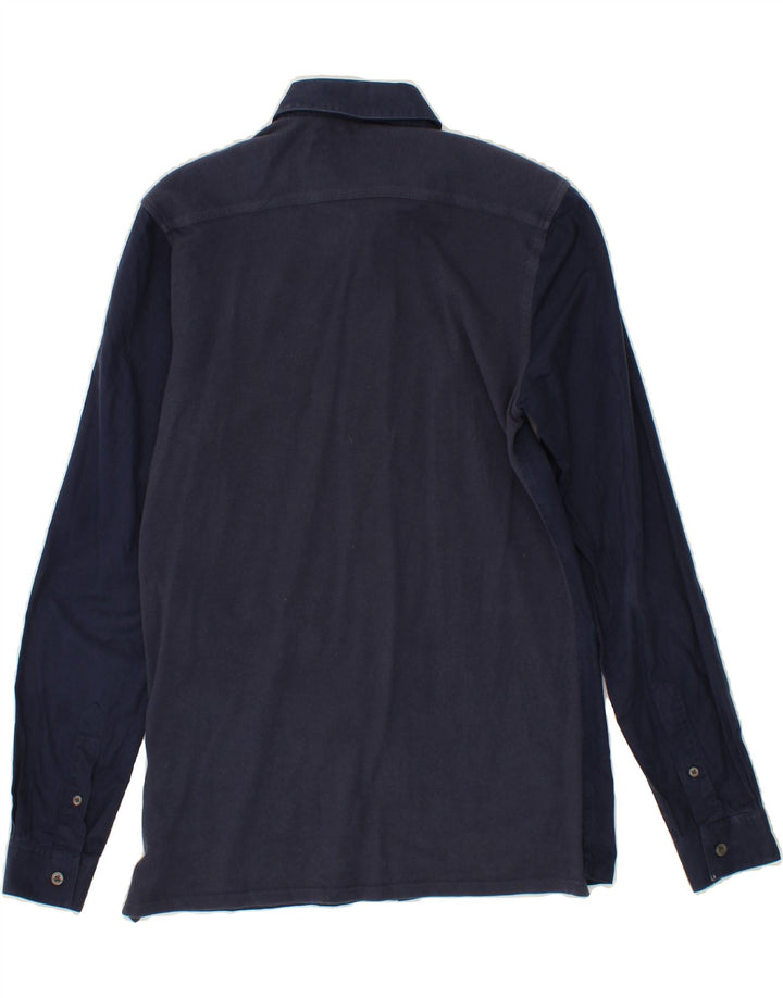 LACOSTE Womens Slim Fit Shirt Size 36 Small Navy Blue Cotton Vintage Lacoste and Second-Hand Lacoste from Messina Hembry 