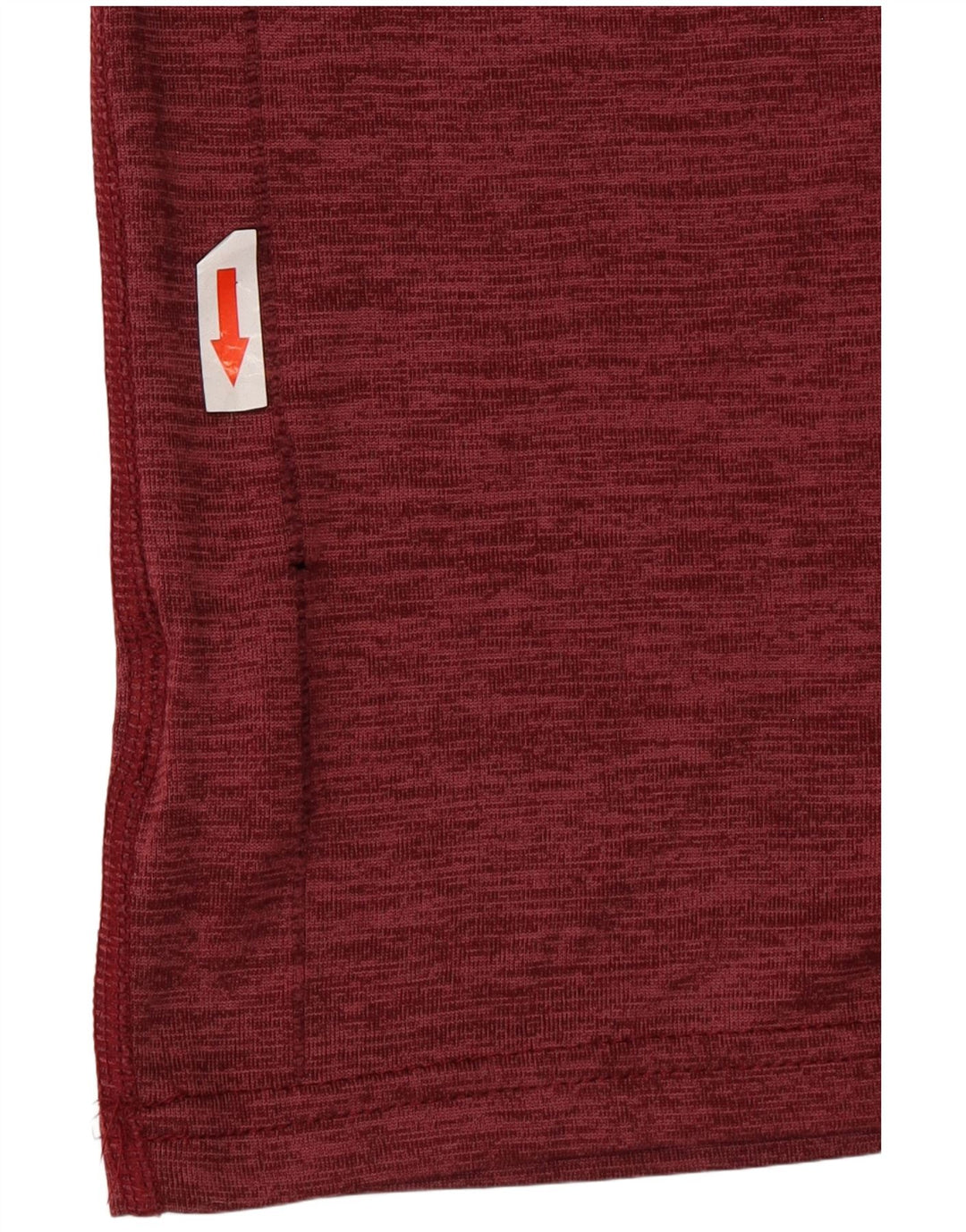 Russell Athletic Boys T-Shirt Top 7-8 år Medium Burgundy Flecked Nylon