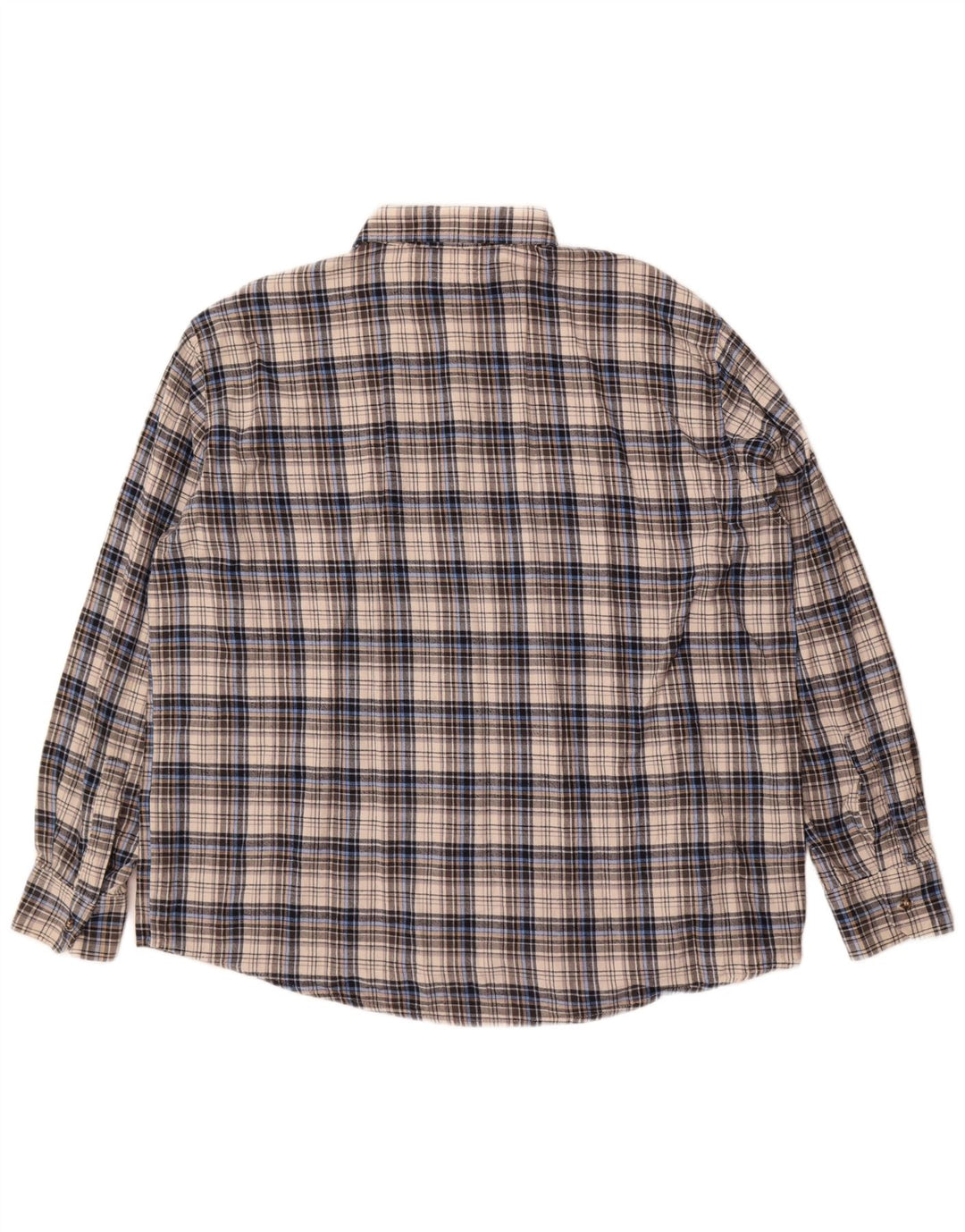 Sea Barrier Herre flannelskjorte 2XL Grå ternet bomuld