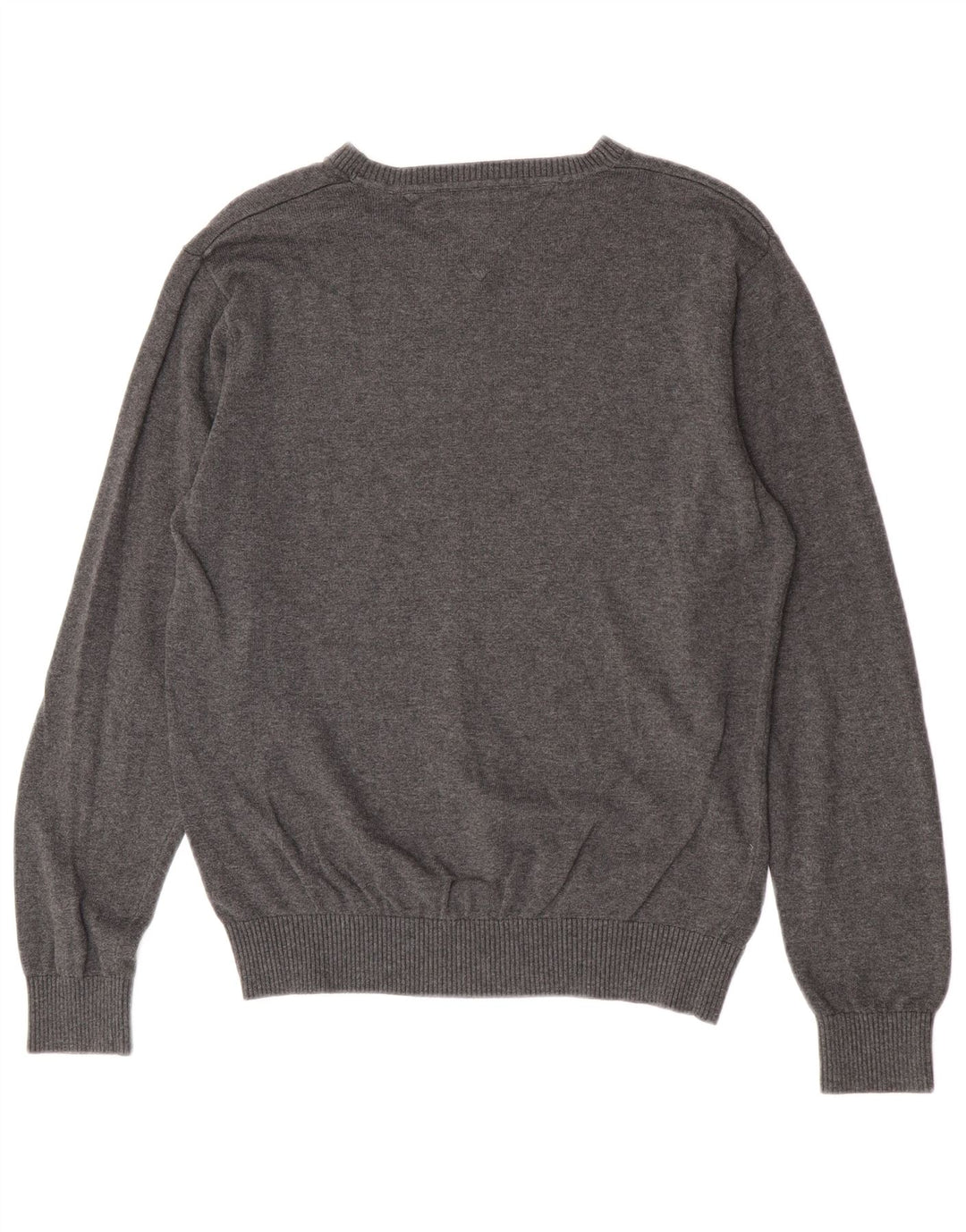 Tommy Hilfiger Herre V-hals sweater Medium Grå Bomuld
