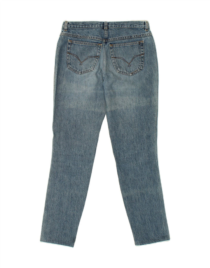 CAPPOPERA Womens Slim Jeans IT 42 Medium W30 L29 Blue Spotted Cotton Vintage Cappopera and Second-Hand Cappopera from Messina Hembry 