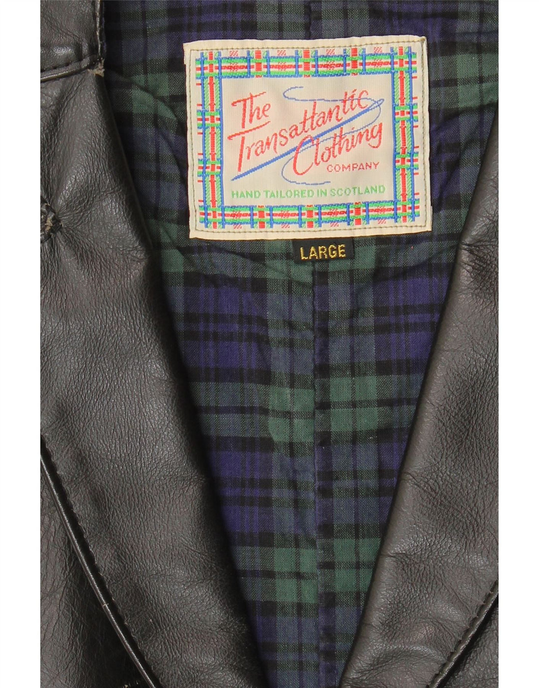 Vintage vest til mænd, stor sort