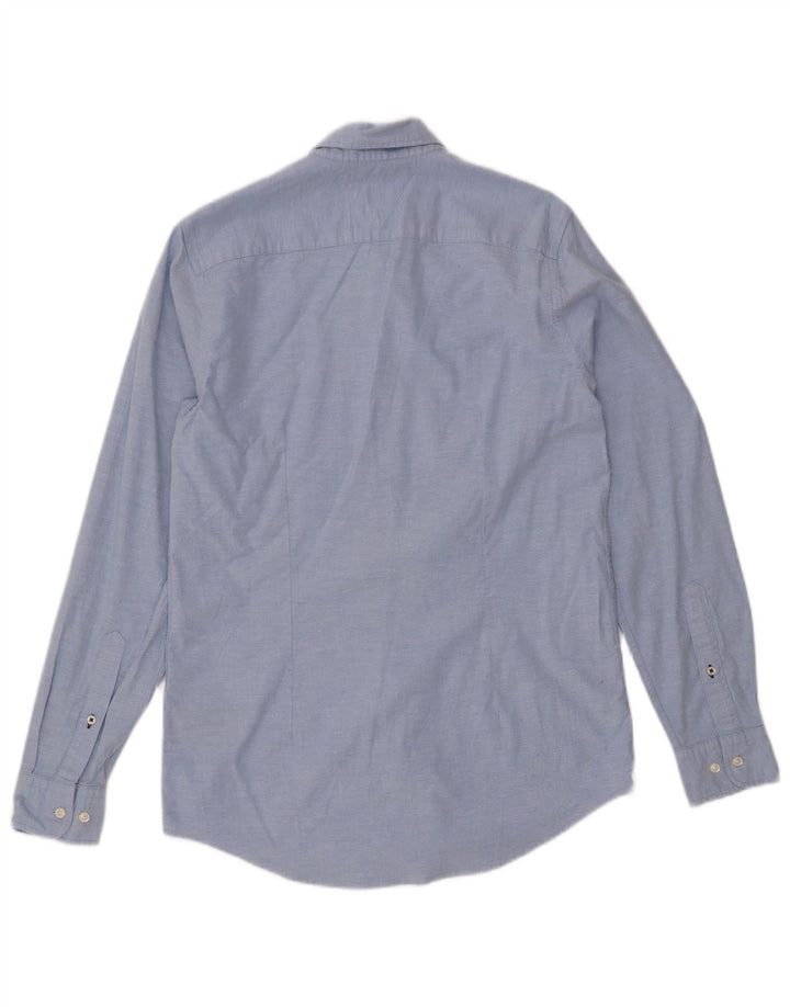 TOMMY HILFIGER Slim Fit skjorte til mænd mellemblå bomuld