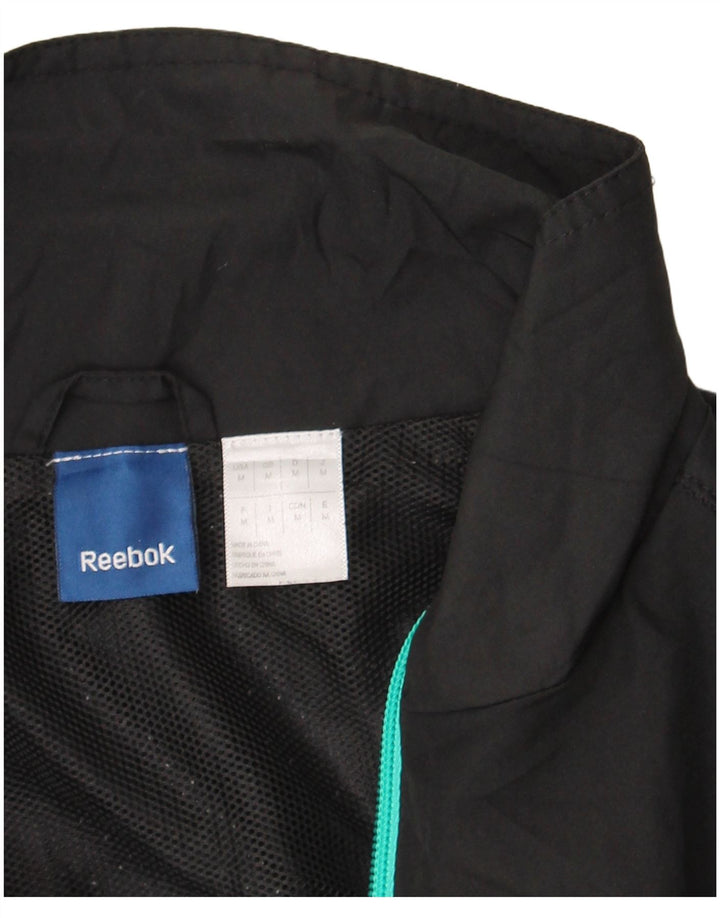 Reebok træningsdragt topjakke til kvinder UK 14 Medium Sort