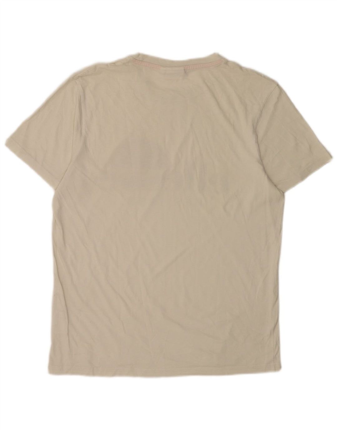Ellesse Heritage Grafisk T-Shirt Top Stor Hvid Bomuld