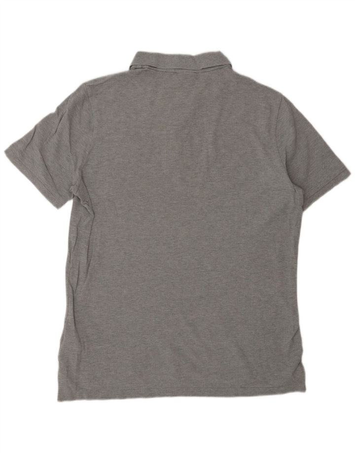 Nike Poloshirt til mænd, stor grå flækket bomuld