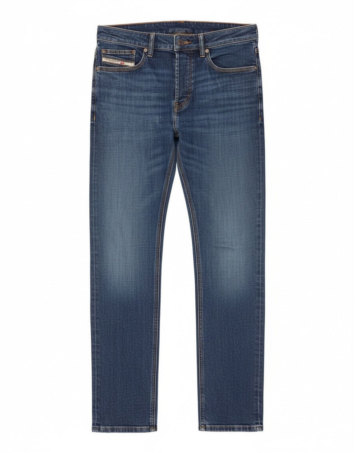 Diesel Dame Slim Jeans W30 L31 Blå Bomuld