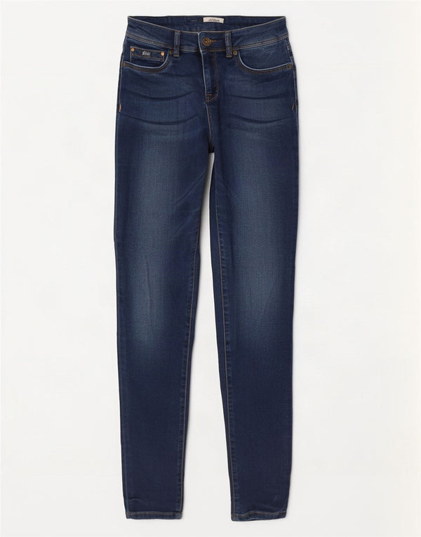 Superdry Sophia Skinny Jeans til kvinder W26 L32 Marineblå bomuld