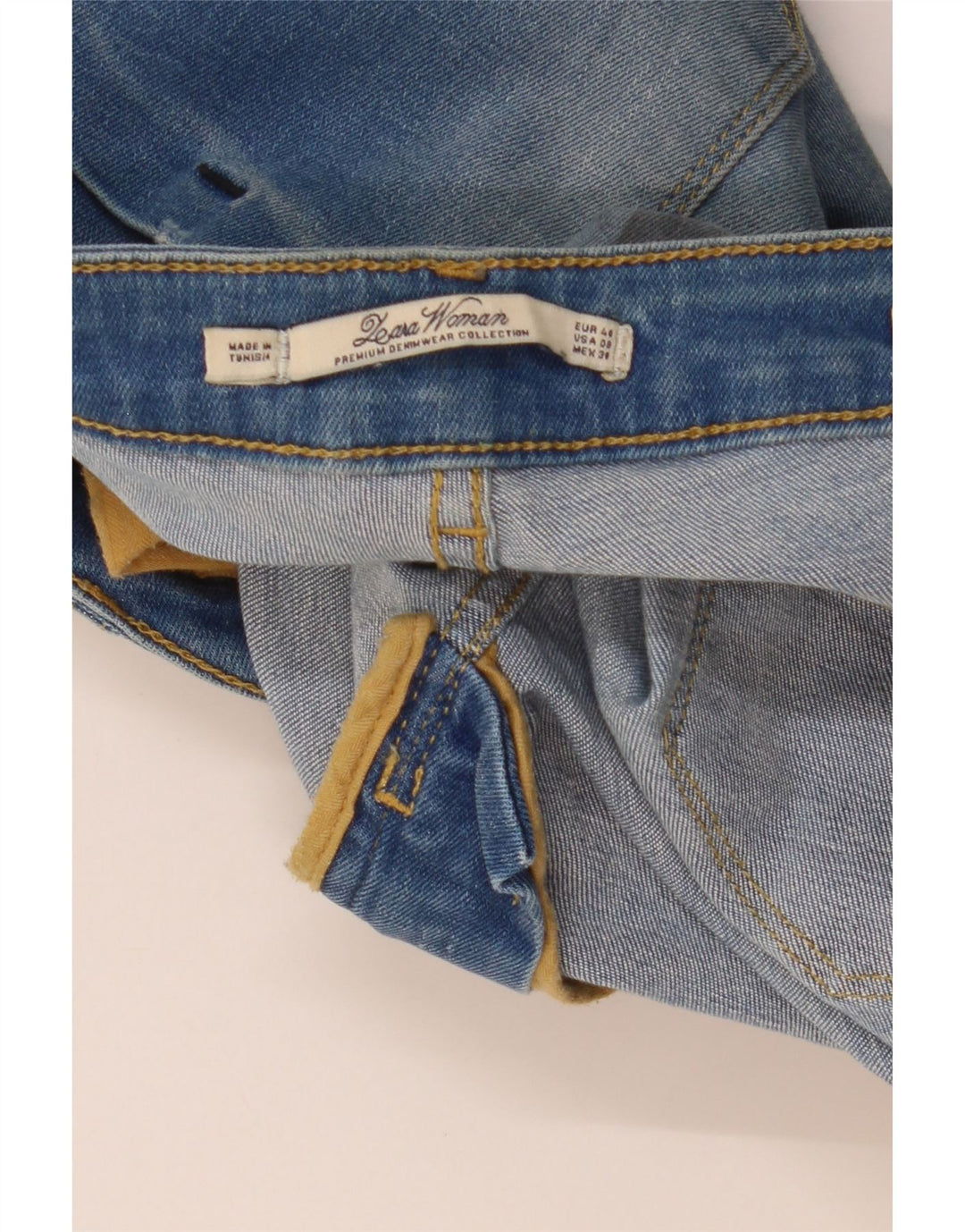 ZARA Dame Slim Jeans EU 40 Medium W30 L30 Blå